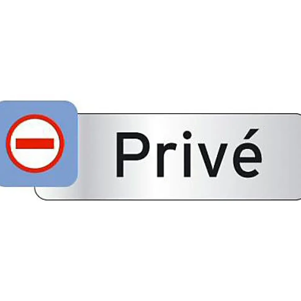 Plaquette indicatrice "Privé" Chapuis