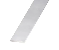 Plat aluminium anodisé incolore 30 x 2 mm, 1 m
