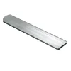 Plat aluminium brut effet argenté 10 x 2 mm, 1 m