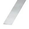 Plat aluminium brut 10 x 2 mm, 2 m Argent
