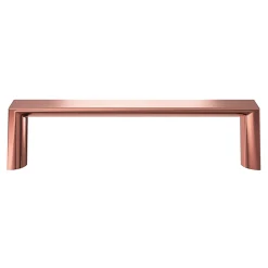 Poignée de meuble Droit GoodHome Dotz doré l.104mm x l.14mm x H. 26mm entraxe 96mm