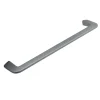 Poignée de meuble en zamac finition chrome mat e 320 mm avec vis incluses