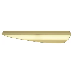 Poignée de meuble Incurvé GoodHome Skej aluminium mat noir l.152mm x l.19mm x H. 35mm entraxe 128mm