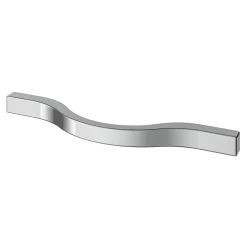 Poignée de meuble nœud GoodHome Primel mat blanc l.114mm x l.11mm x H. 27mm entraxe 96mm