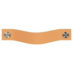 Poignée de meuble nœud GoodHome Hezo marron claire l.15.3cm x h.2.4cm x p.2.5cm