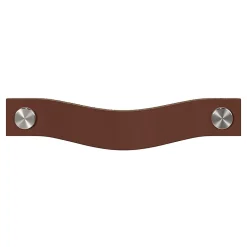 Poignée de meuble nœud GoodHome Hezo marron foncé l.15.3cm x h.2.4cm x p.2.5cm