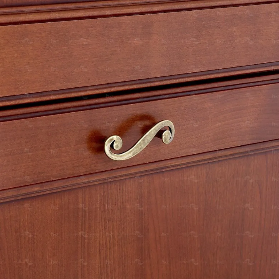 Poignée pour meubles en zamac Entraxe 64 Florence antique
