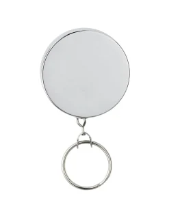 Porte-clé enrouleur à câble rétracteur, 600mm, nickelé - THIRARD