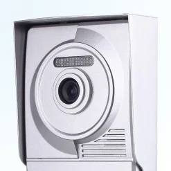 Portier interphone vidéo neo 2 fils - 1 appartement - 1 écran noir - avec lecteur de badge