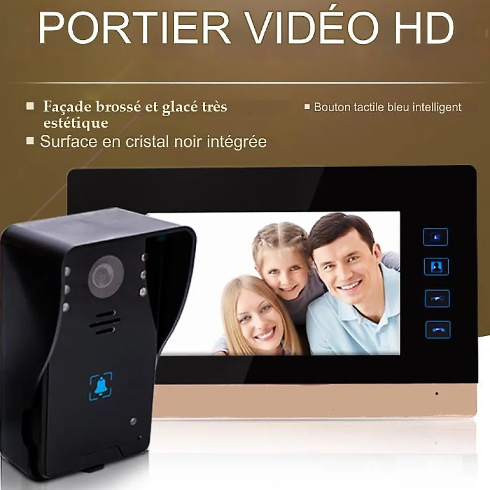 Portier vidéo couleur antivandale