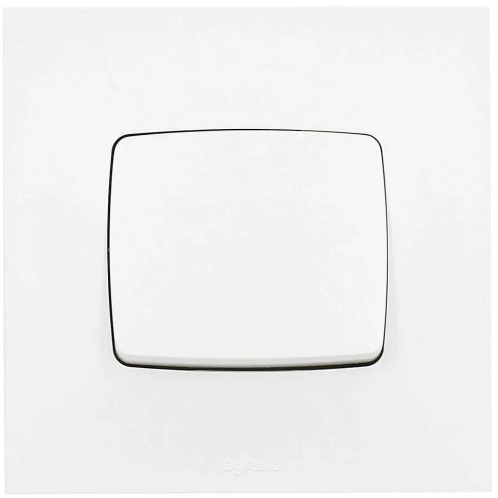 Poussoir Legrand Neptune plastique blanc