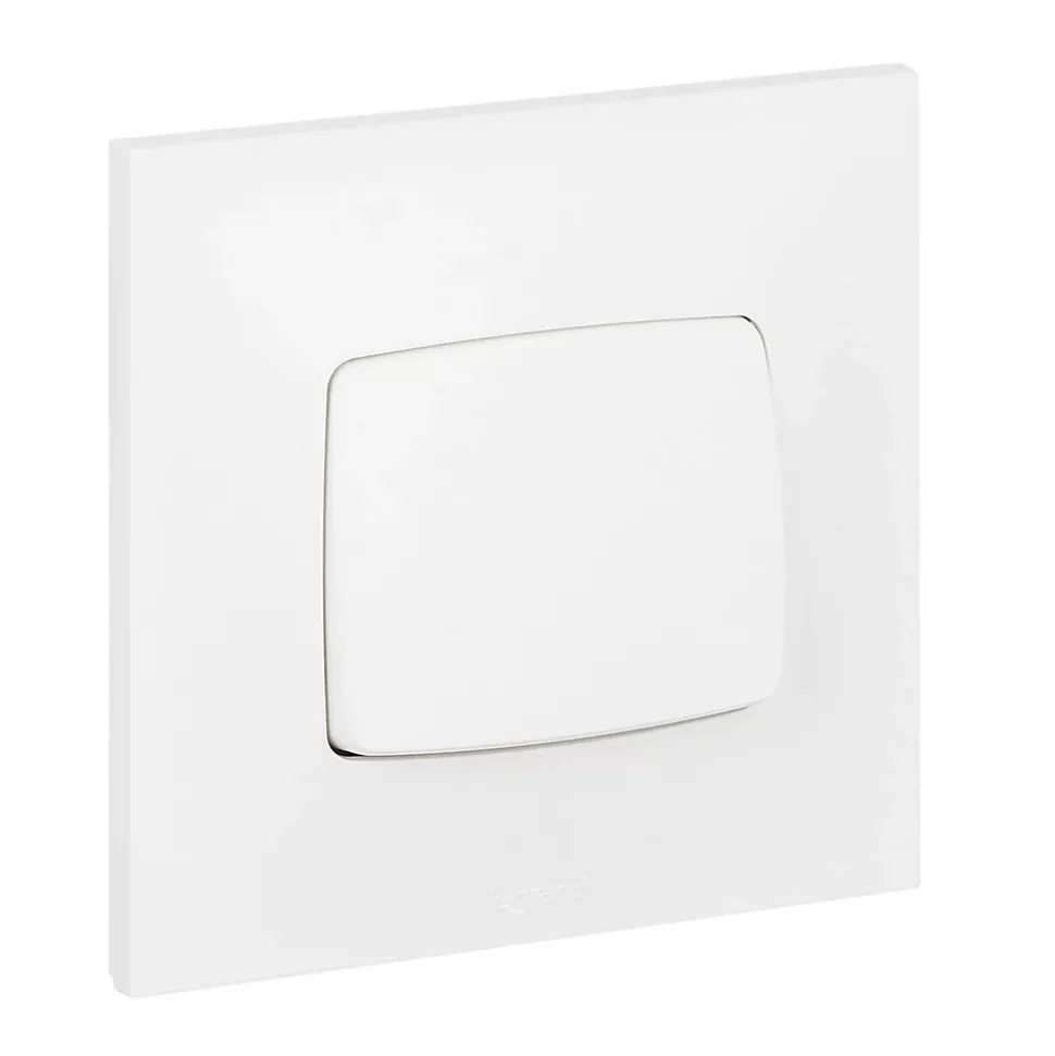 Poussoir Legrand Neptune plastique blanc