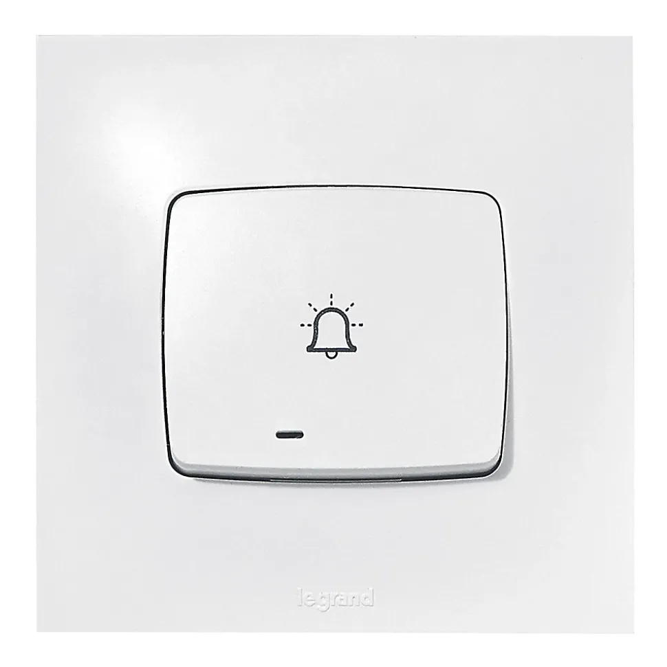 Poussoir lumineux carillon Legrand Neptune