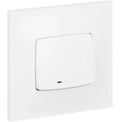 Poussoir lumineux carillon Legrand Neptune