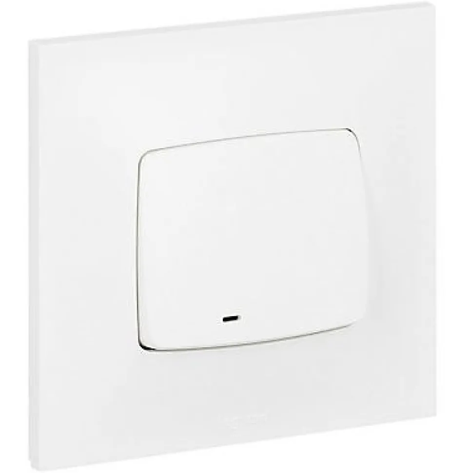 Poussoir lumineux carillon Legrand Neptune
