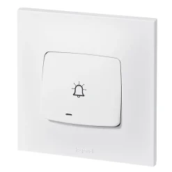 Poussoir lumineux carillon Legrand Neptune