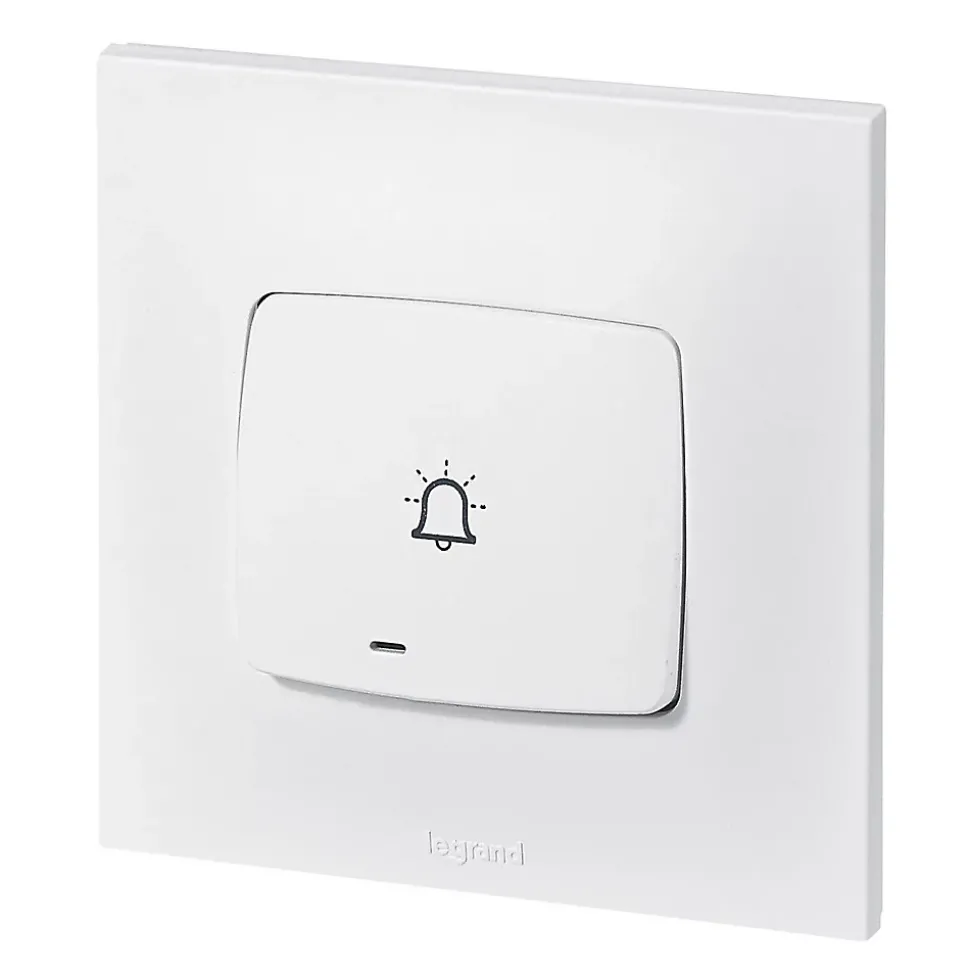 Poussoir lumineux carillon Legrand Neptune