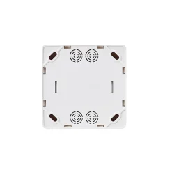 Poussoir porte-étiquette monobloc en saillie Jacobsen Sigurd blanc complet