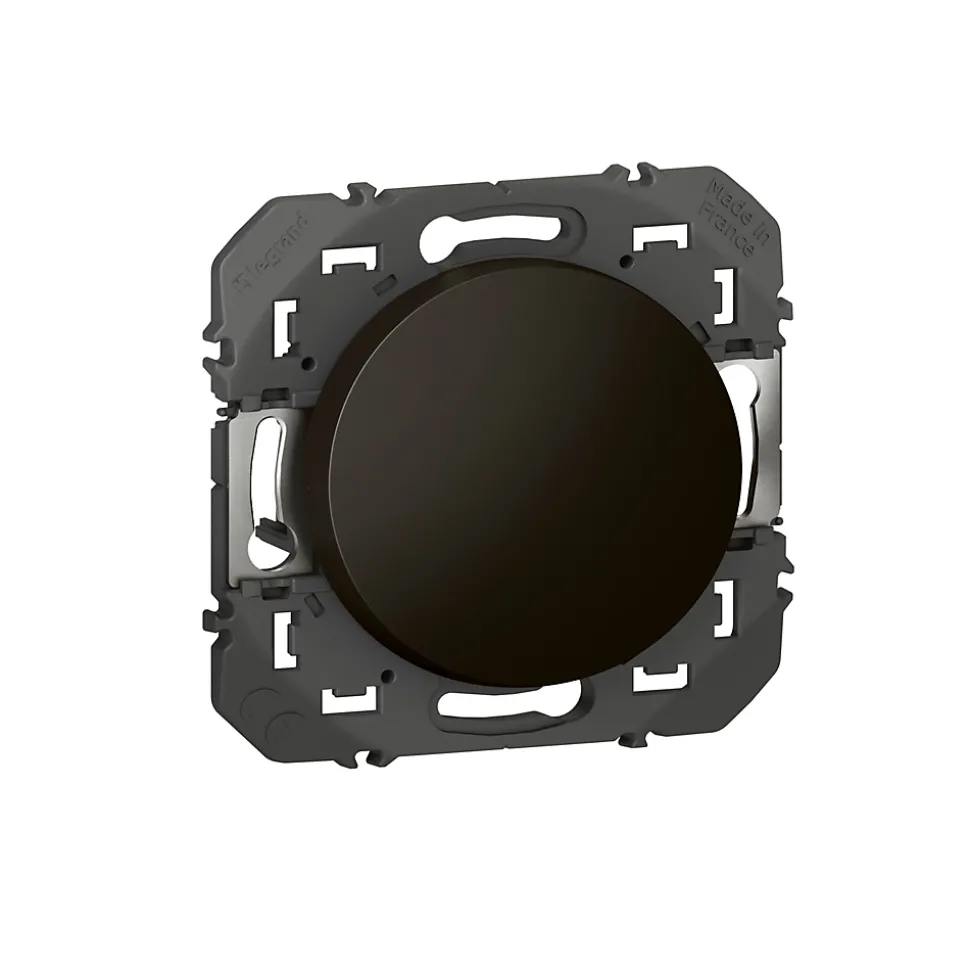 Poussoir simple Legrand Dooxie 0 952 64 noir 6A 250V