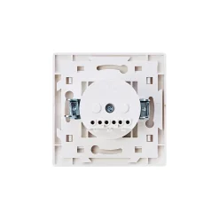Prise avec terre blanc complet, lot de 5