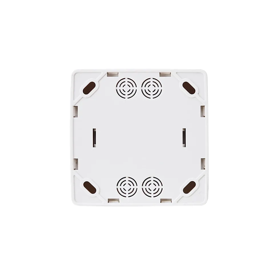 Prise avec terre monobloc en saillie blanc complet