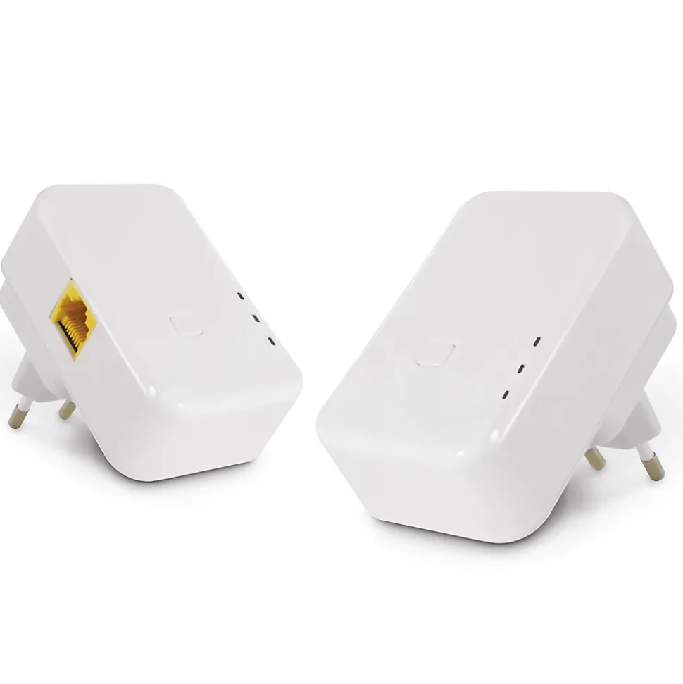 Prise CPL 300 MBPS - Fiche FR/SH Avidsen, lot de 2