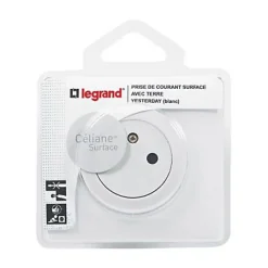Prise de courant 2 pôle+terre 16 A Legrand Céliane