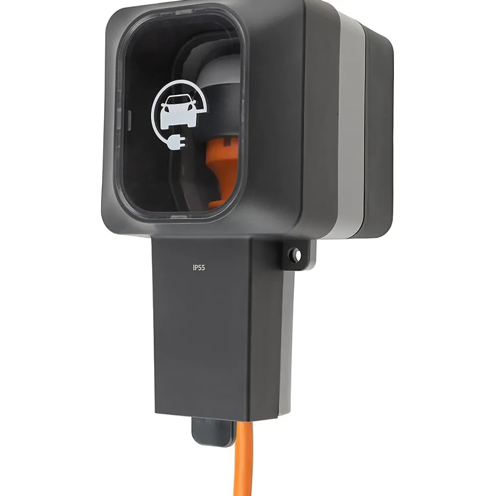 Prise Easy Charge IP55 3,6 kW + interrupteur diff + disjoncteur Protec