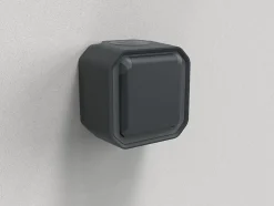 Prise 2 pôles avec terre complet saillie Legrand Plexo anthracite