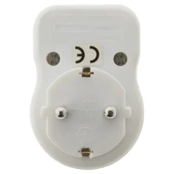 Prise Schuko 16A + interrupteur - Blanc - Zenitech