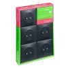 Prises de courant avec terre affleurante complète Schneider Electric Ovalis anthracite, lot de 5
