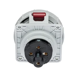 Prise Triphasé 32a 3p+t - 4 Broches - Encastrable Sur Coffret - étanche Ip67 - Ide