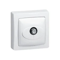 Prise TV simple ASL Legrand blanc 9.5 mm