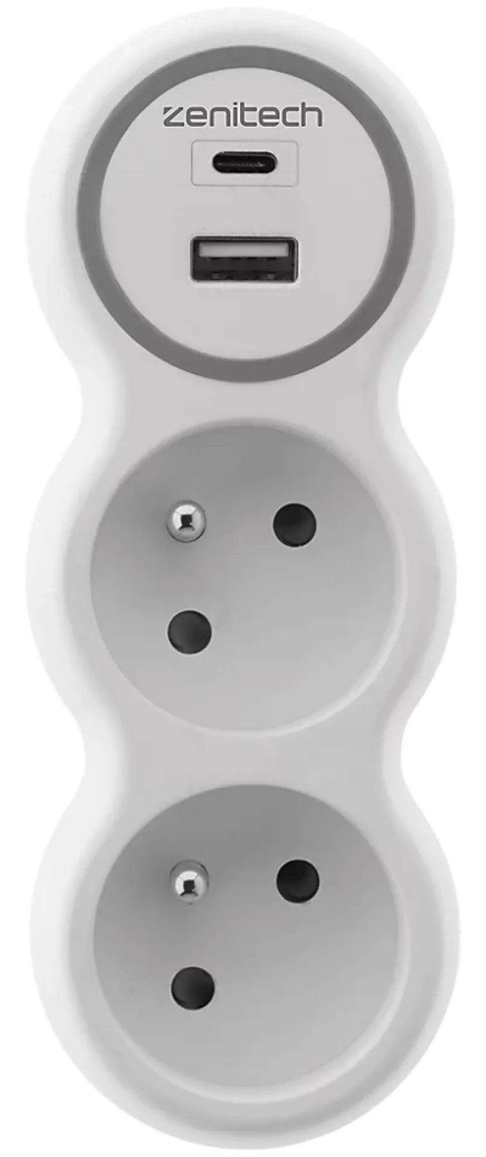 Prise 2x16A + 2 ports USB - Bolea Zenitech