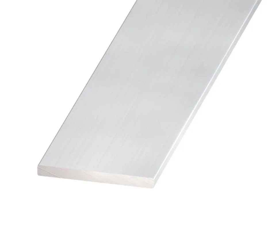 Profilé plat aluminium anodisé 60 x 3 mm, L. 2 m CQFD