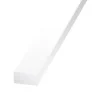 Profilé rectangulaire CQFD PVC Blanc