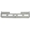 2 Profils d'accrochage double Z Acier zingué 110x43 mm