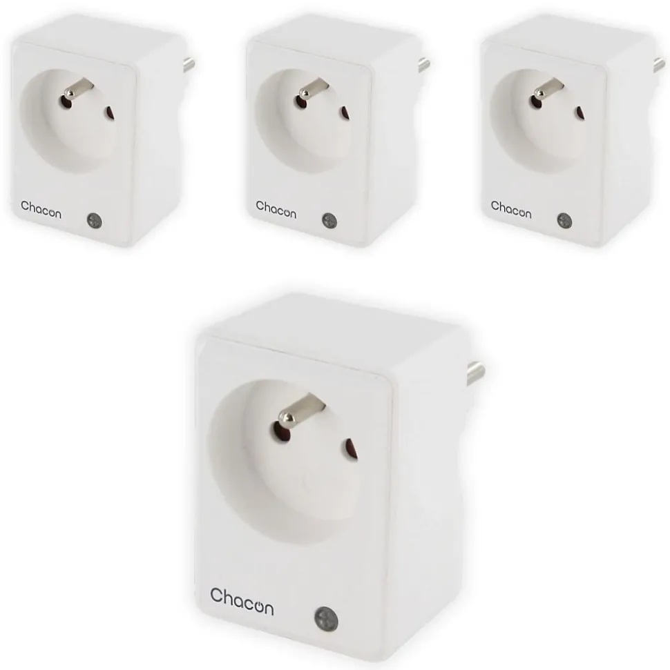 4 programmateurs Wi-Fi suivi consommation - Chacon