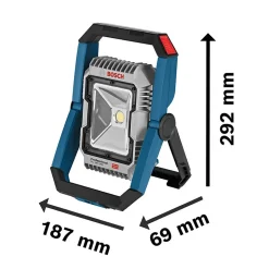 Projecteur de chantier Boch 18V, 1900 lumens