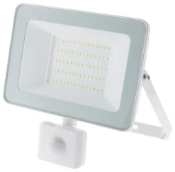 PROJECTEUR SENSOR 50W 5000LM IP44 BLANC