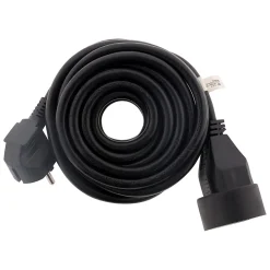 Prolongateur 16A HO5VV-F 3G1,5mm² - noir 5m - Zenitech