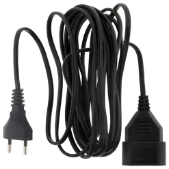 Prolongateur H03VVH2F 6A 3m - Noir - Zenitech