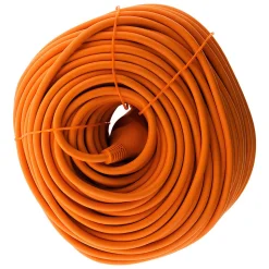 Prolongateur jard. 16A 50m orange Zenitech