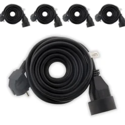 5 prolongateurs HO5vv-F 3G1,5mm² - Zenitech