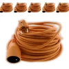 6 prolongateurs jard. 16A 25m orange Zenitech