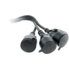 Prolongateur à triple tête pour chantier HO7RN-F 16A 3G1,5mm² - Noir 1m - Zenitech