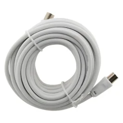 Prolongateur TV mâle/mâle + adaptateur F/F 2m - Zenitech