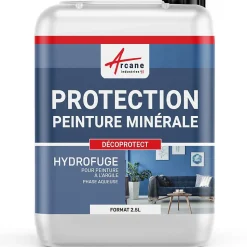 Protection & Imperméabilisant peinture argile & chaux - DECOPROTECT - 2.5 L - ARCANE INDUSTRIES