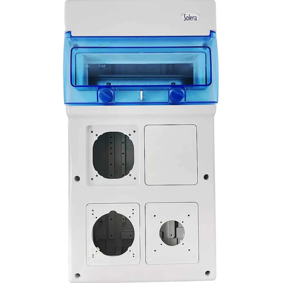1311pv4 Coffret étanche Ip65 Pour 4 Prises électriques à Composer - 11 Modules - Solera Indubox