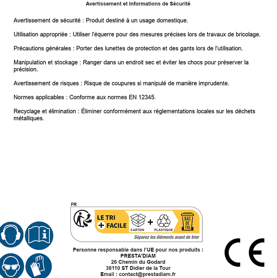 Équerre d'Ingénieur 250 mm - Précision et Robustesse - Outil Indispensable pour Bricoleurs - Silverline